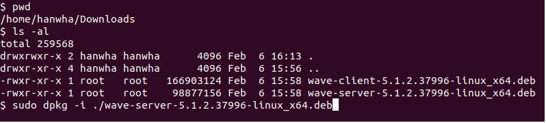 WAVE Media Server and Client Installation Guide (Ubuntu Linux OS ...