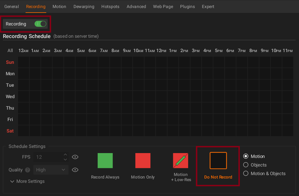 WAVE: How do I record a camera on WAVE using DI trigger? – Hanwha ...